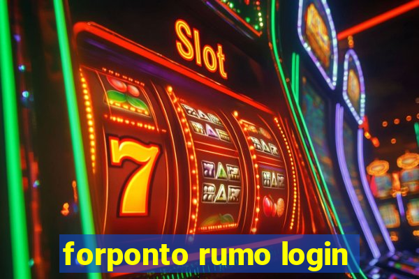 forponto rumo login